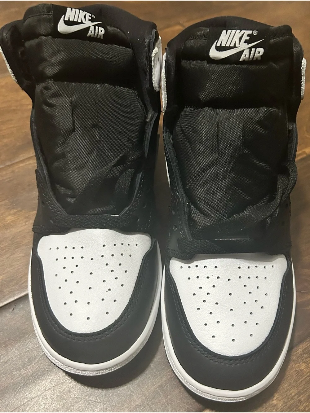 Nike Kids Black and White High-Top Sneakers - Picture 11 of 16